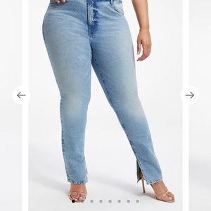 🆕 Good American Skinny fit High rise, light blue wash